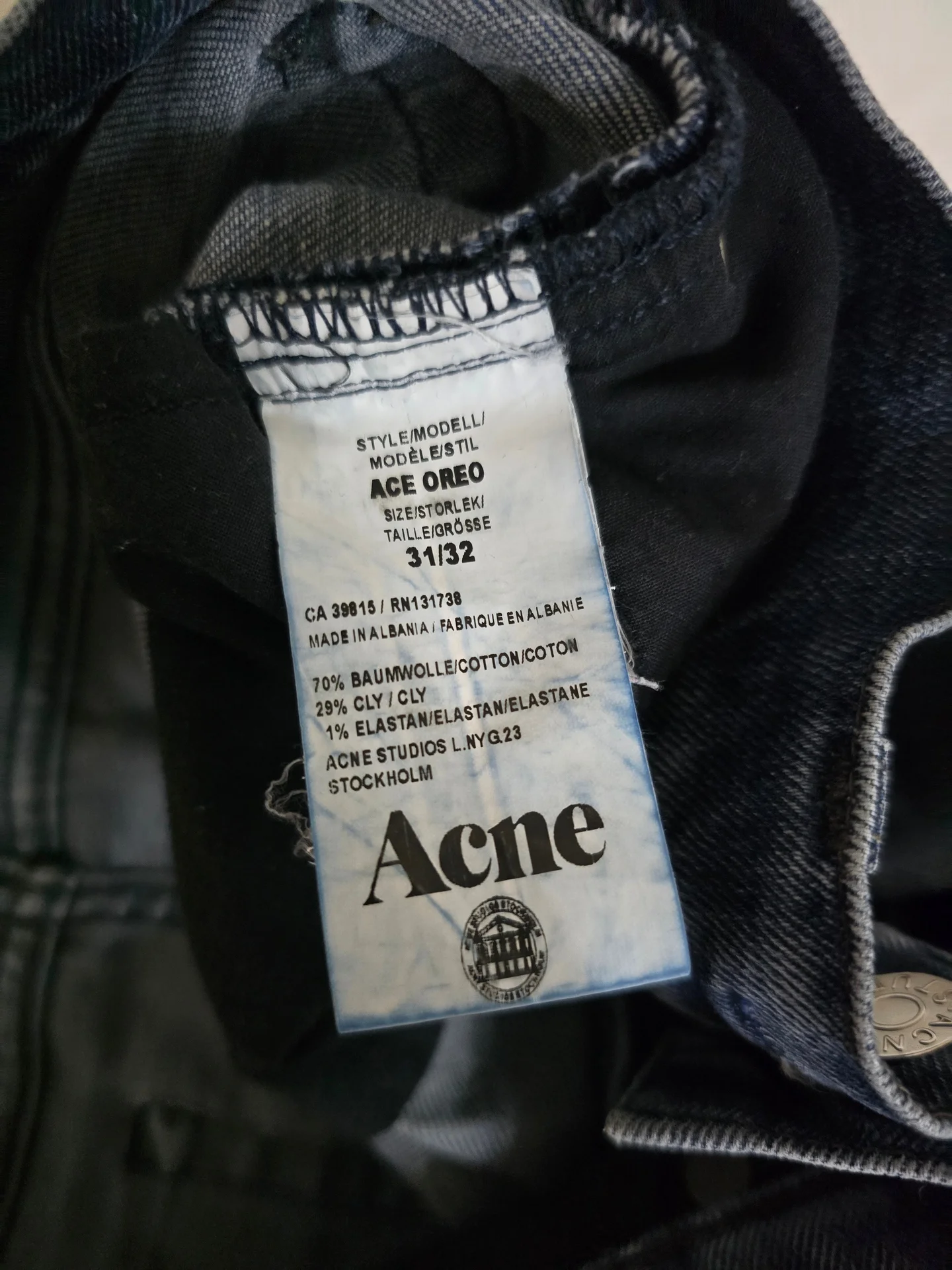 Acne Studios Ace Oreo 31/32 - миниатюра 4