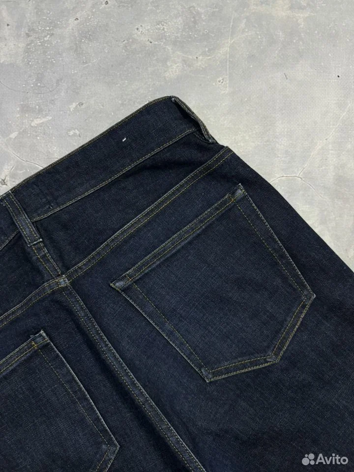 Джинсы Acne Studios 32:32 синие Ace Raw Gothic - миниатюра 3