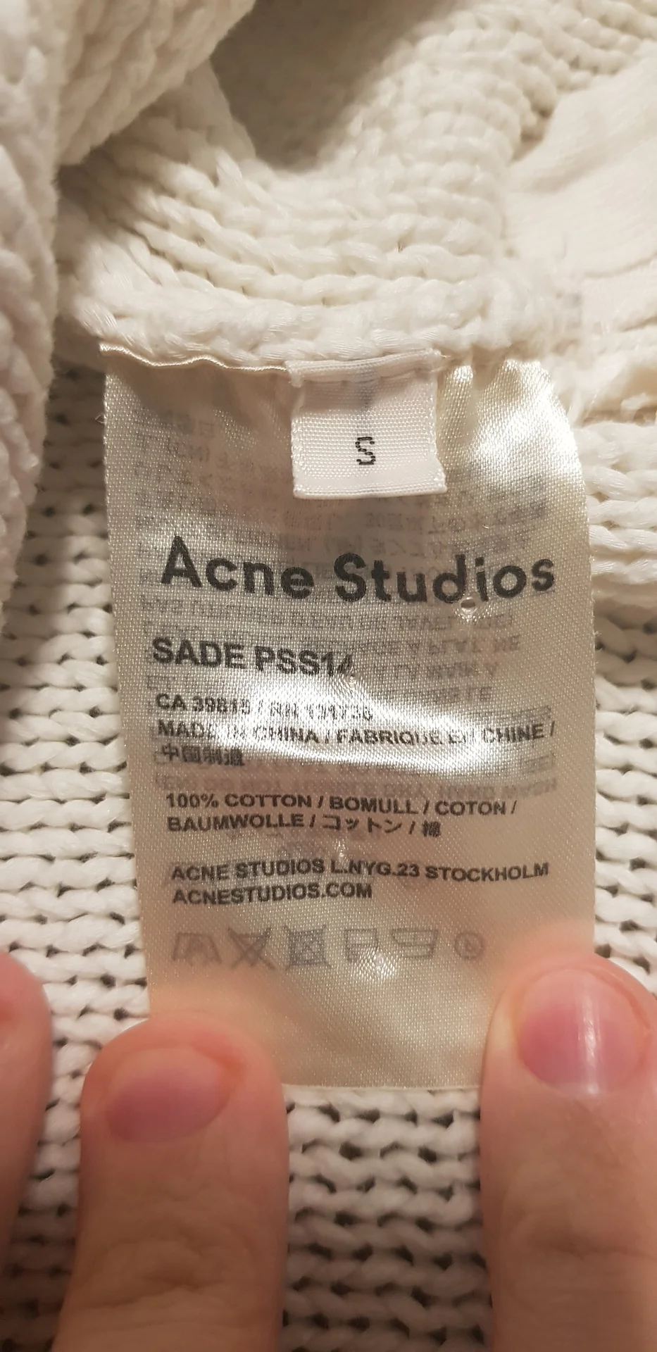 Acne Studios свитер oversize - миниатюра 4
