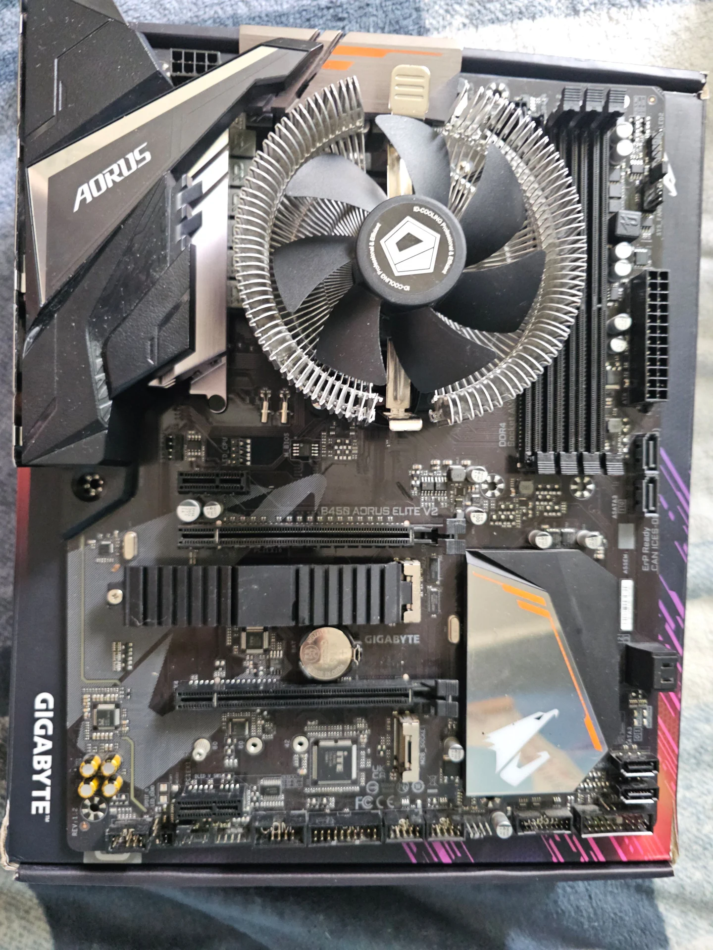 b450 aorus elite v2 + ryzen 5 2600