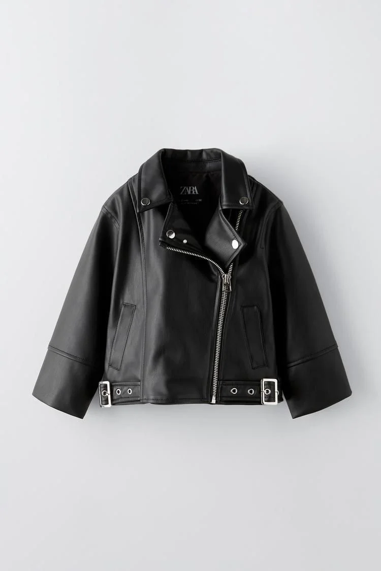 Косуха ZARA на девочку 92 размер эко-кожа - изображение 1