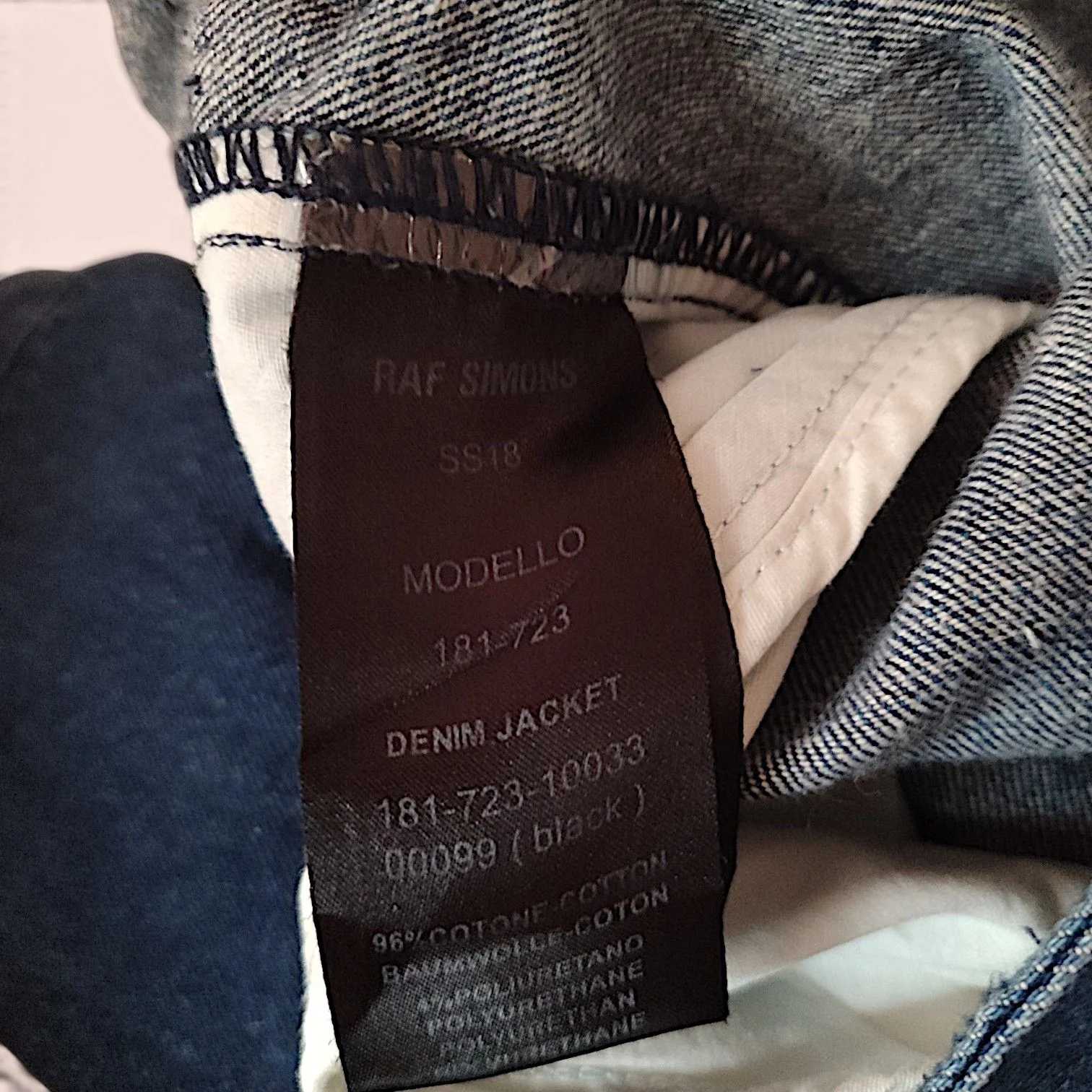 RAF SIMONS new order jacket - миниатюра 4