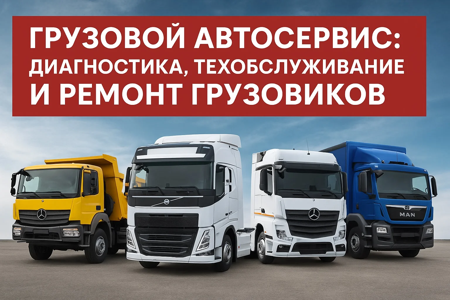 Ремонт грузовых автомобилей. Грузовое СТО - изображение 1