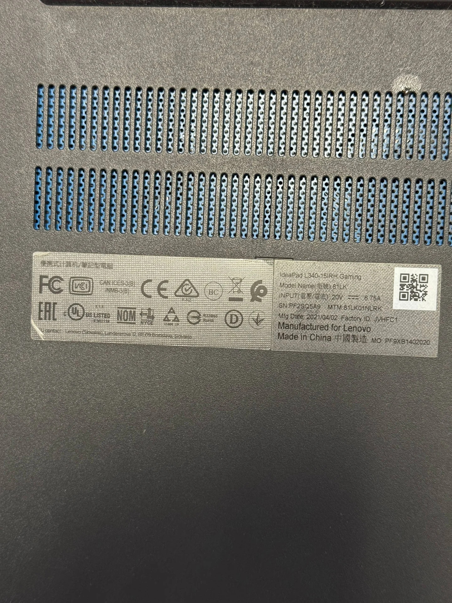 Ноутбук Lenovo ideaPad L340-15IRH Gaming - миниатюра 9