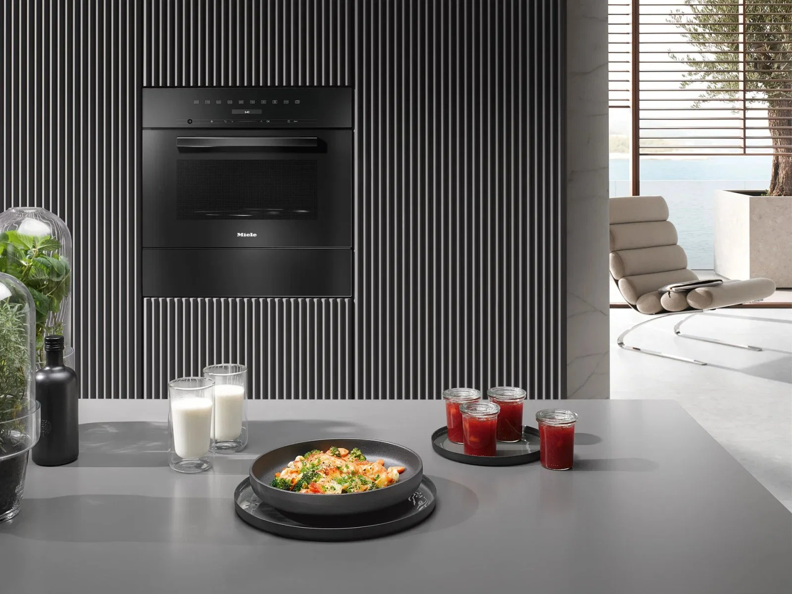 Микроволновая печь Miele M 7244 TC Чёрный обсидиан - миниатюра 3