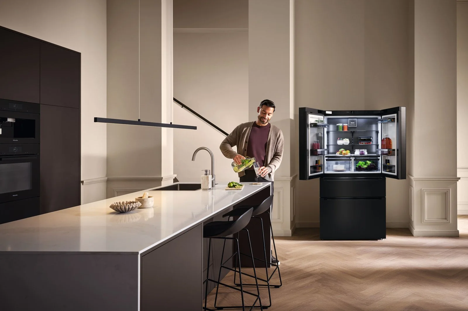 Встраиваемый холодильник Miele KFFD 6867 obsw/matt - миниатюра 8