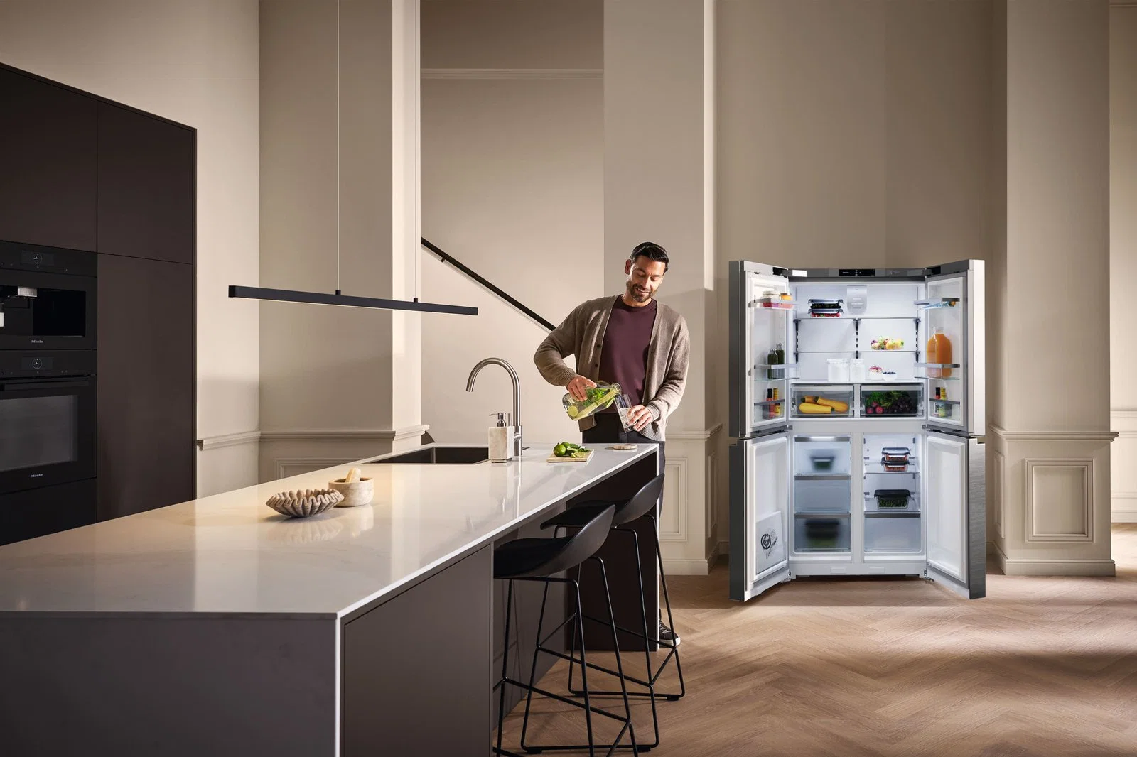 Встраиваемый холодильник Miele KFFD 6741 edt/cs - миниатюра 8