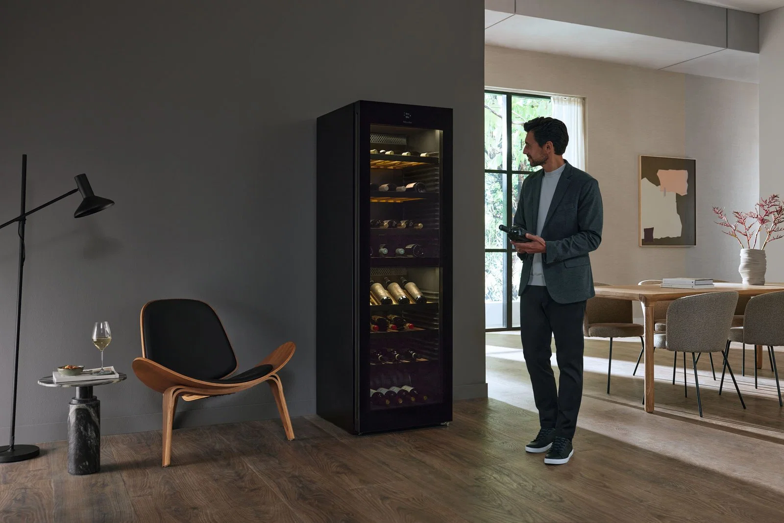 Встраиваемый винный шкаф Miele KWTS 4785 F obsw - миниатюра 6