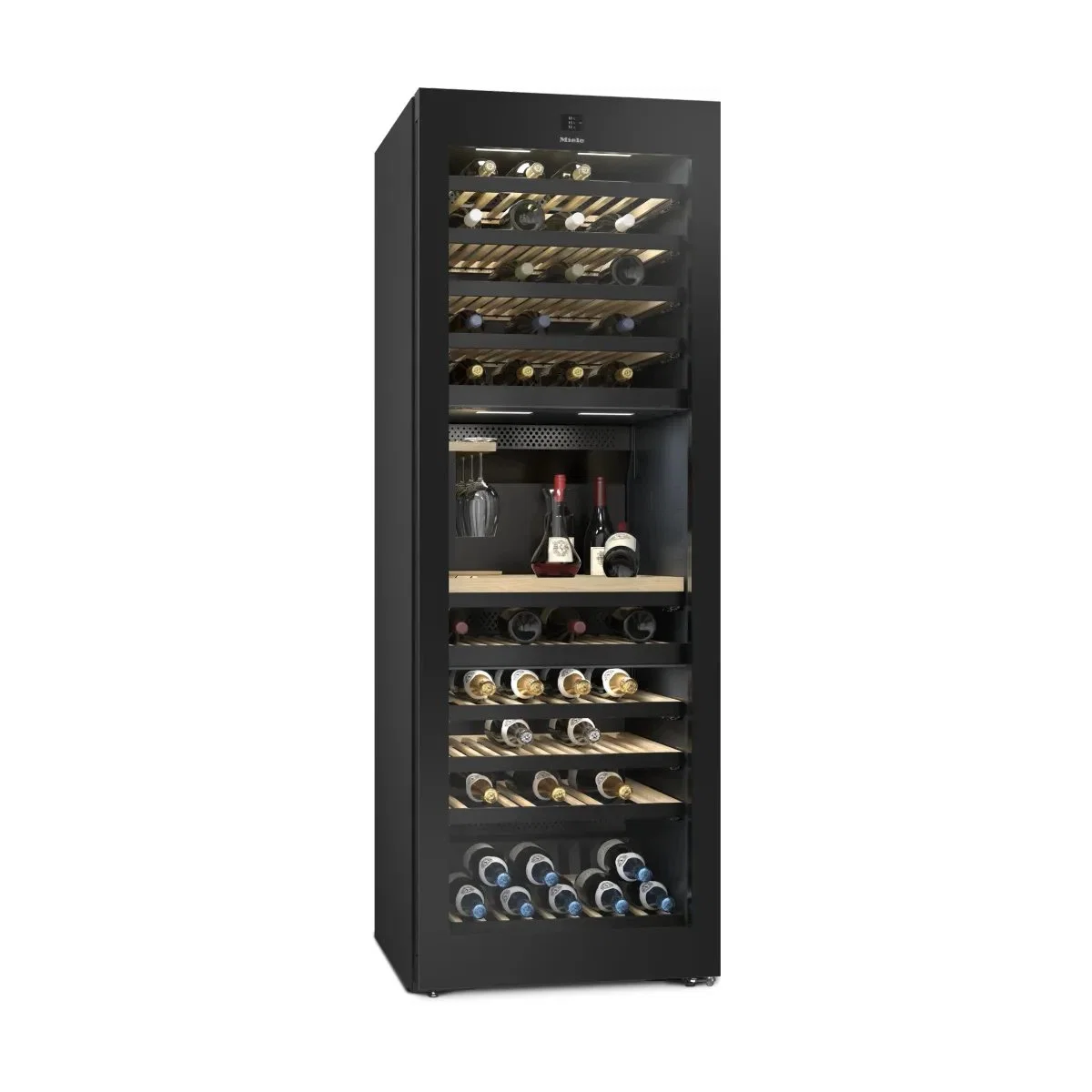 Встраиваемый винный шкаф Miele KWT 4999 F OBSW Чёр