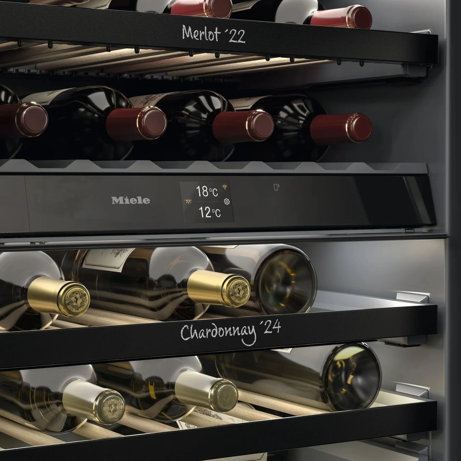 Встраиваемый винный шкаф Miele KWTUS 7096 E - миниатюра 3