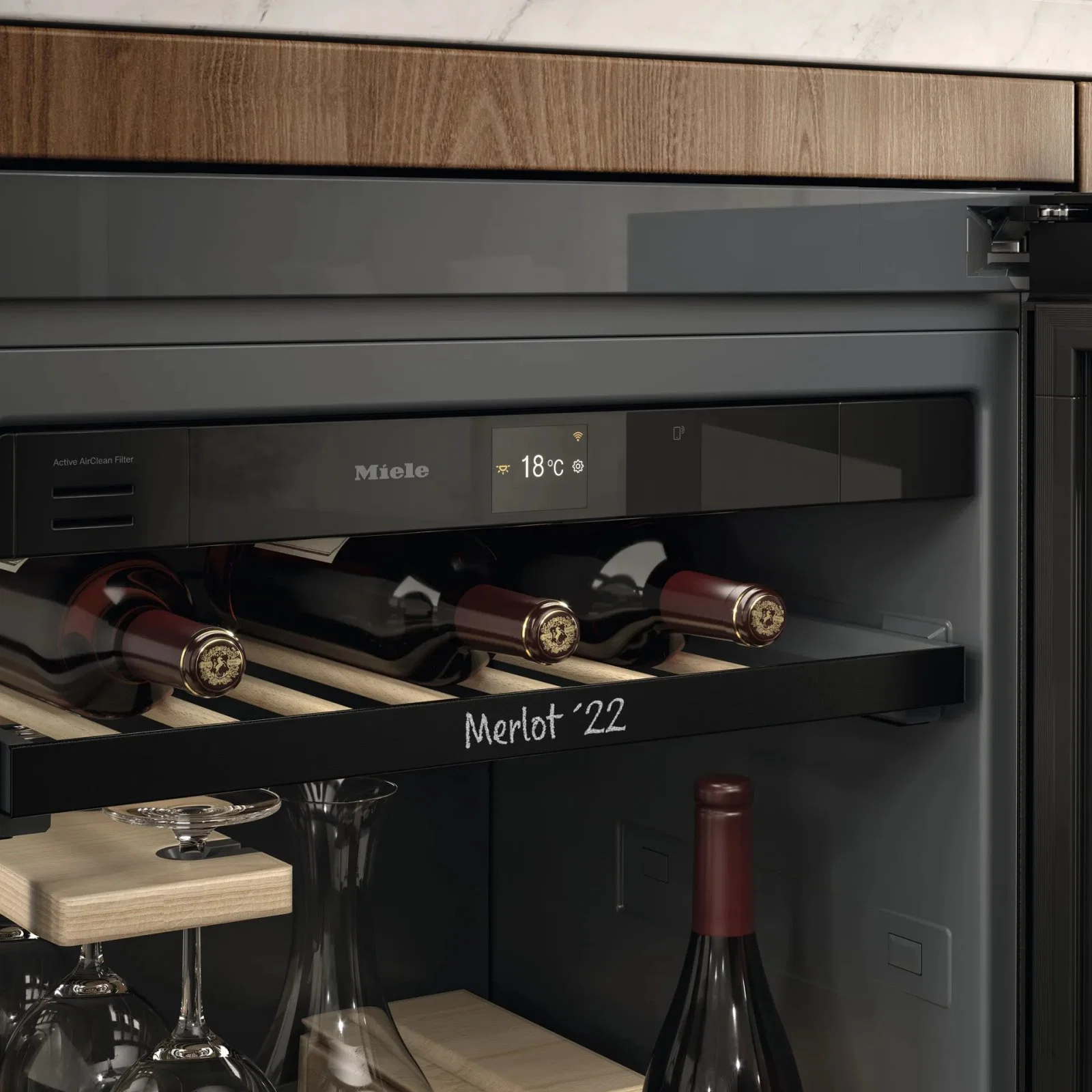 Встраиваемый винный шкаф Miele KWTUS 7055 F - миниатюра 3