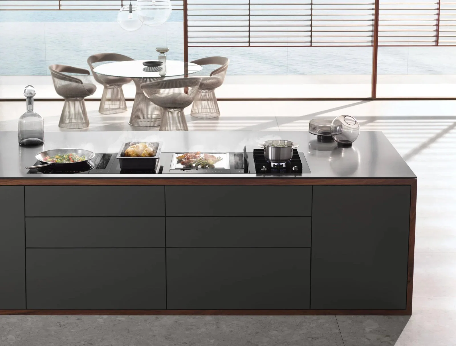 Индукционная варочная панель WOK Miele CS7641 FL - миниатюра 3