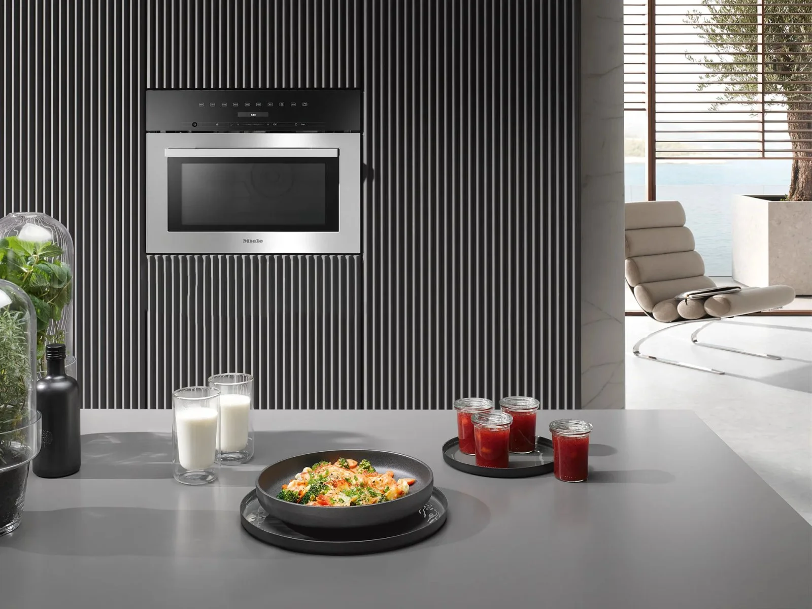 Микроволновая печь Miele M 7140 TC Сталь CleanStee - миниатюра 3