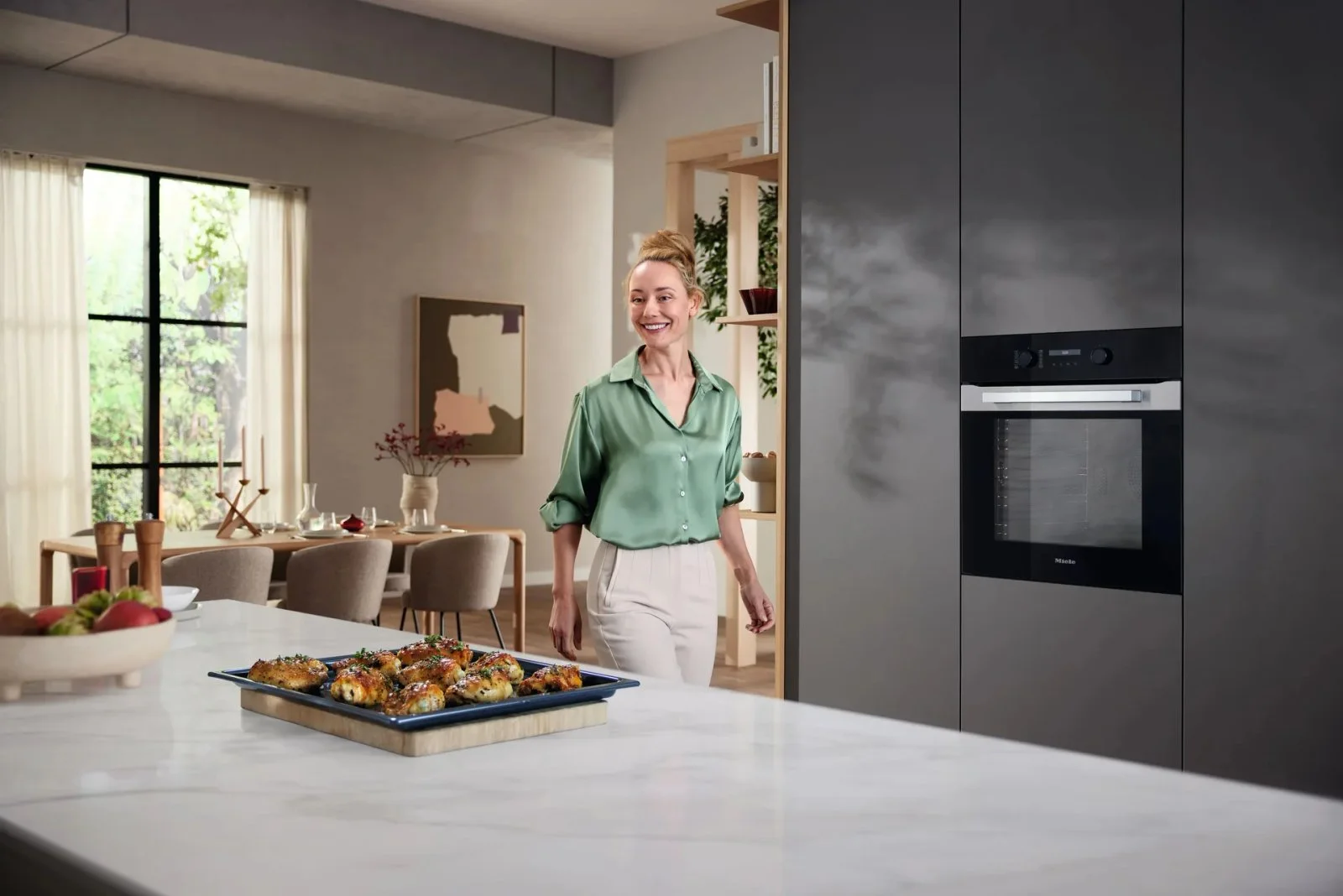 Духовой шкаф Miele H 2861 B Сталь CleanSteel - миниатюра 4