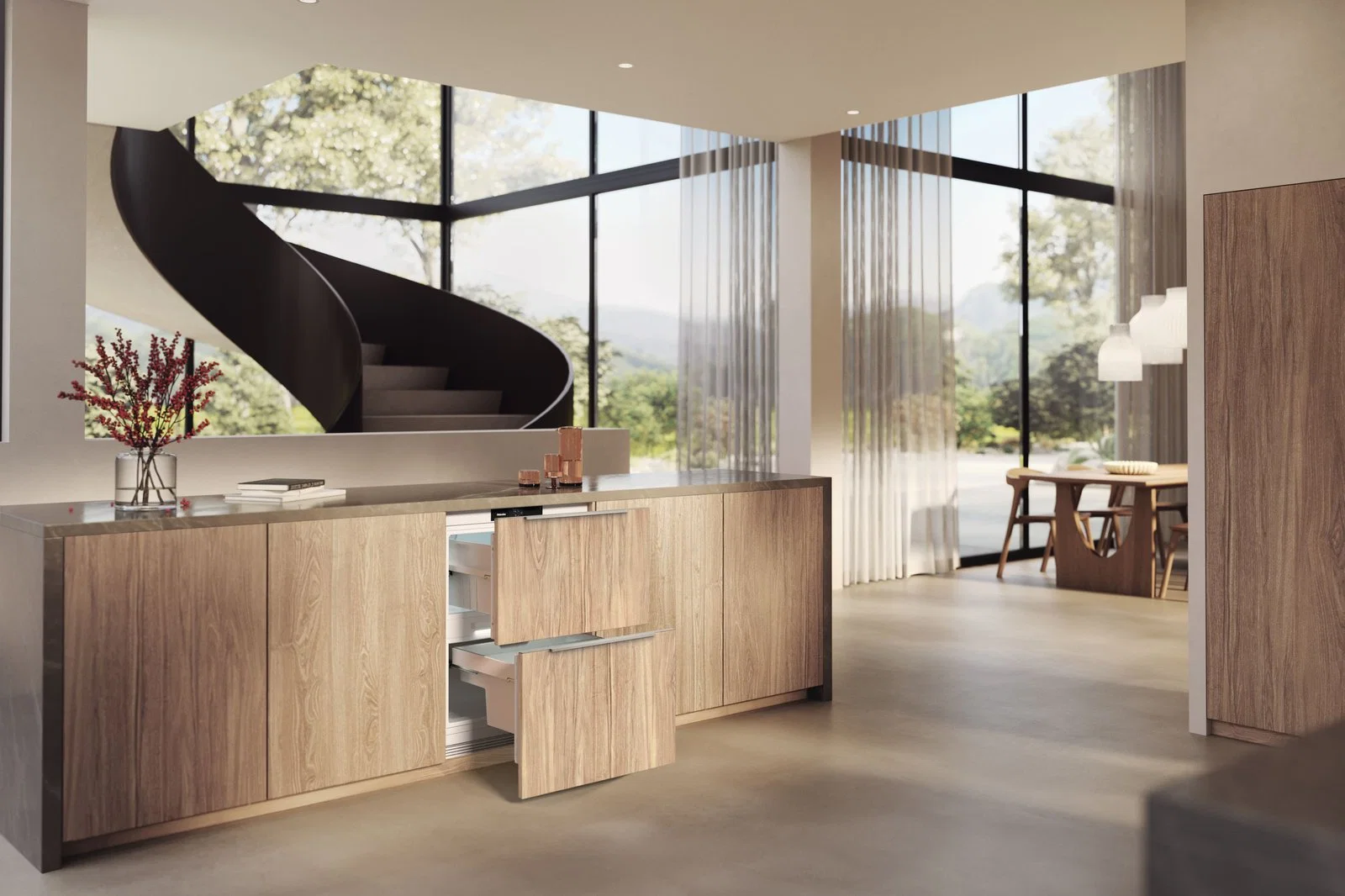 Встраиваемый холодильник Miele KU 7175 C - миниатюра 5