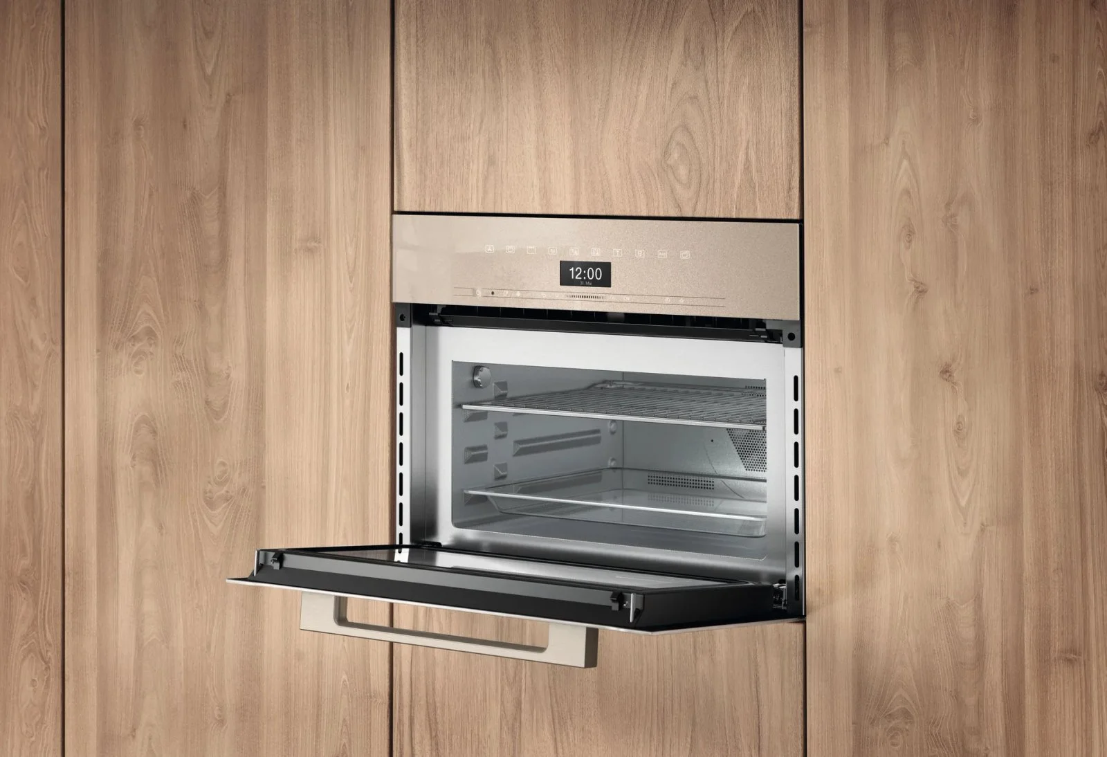 Духовой шкаф Miele H 7440 BM Pearl Beige - миниатюра 3
