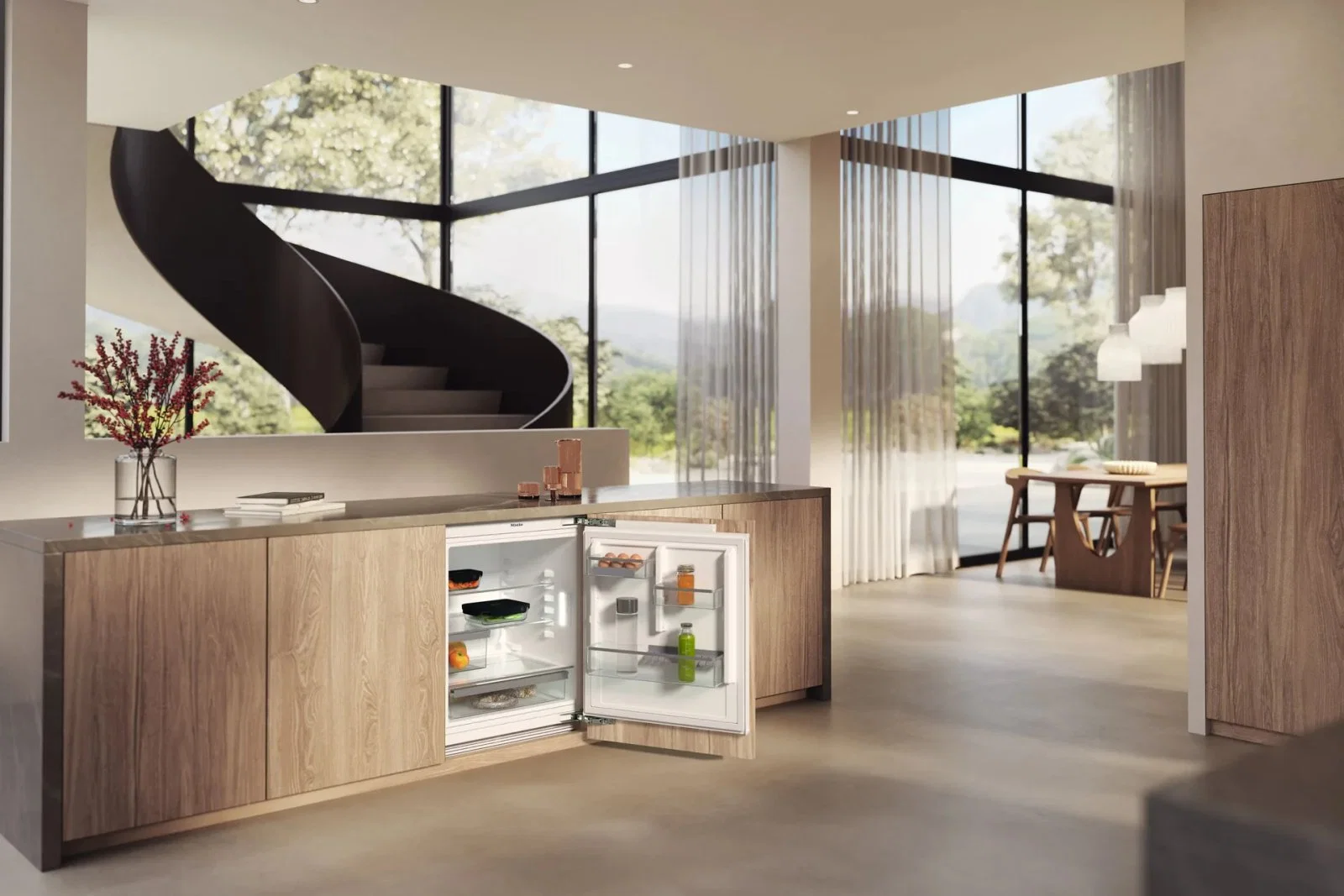 Встраиваемый холодильник Miele KU 7015 D - миниатюра 6