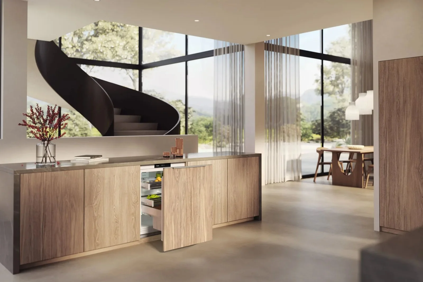 Встраиваемый холодильник Miele KU 7030 D - миниатюра 6