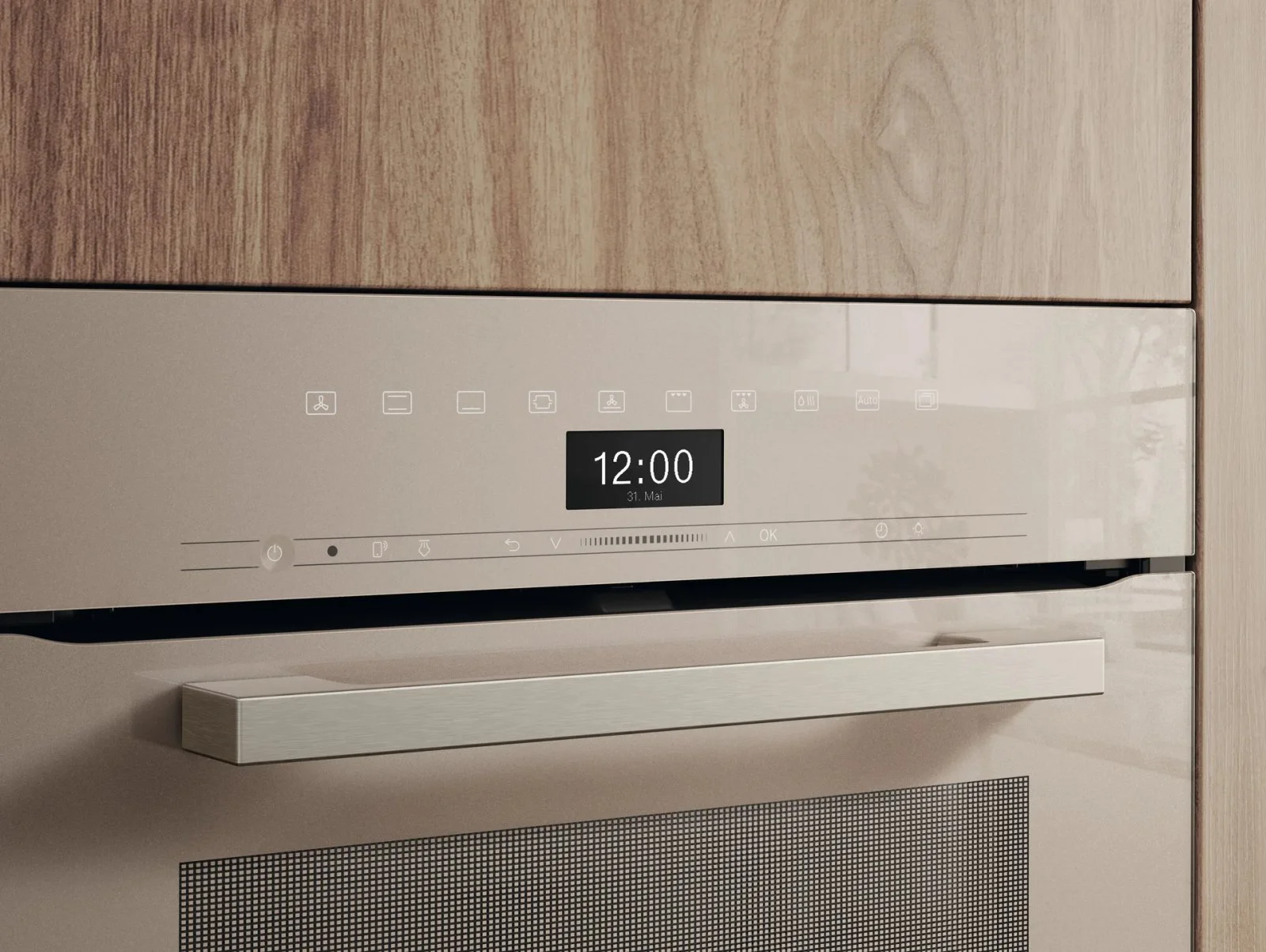 Духовой шкаф Miele H 7460 B Pearl Beige - миниатюра 2