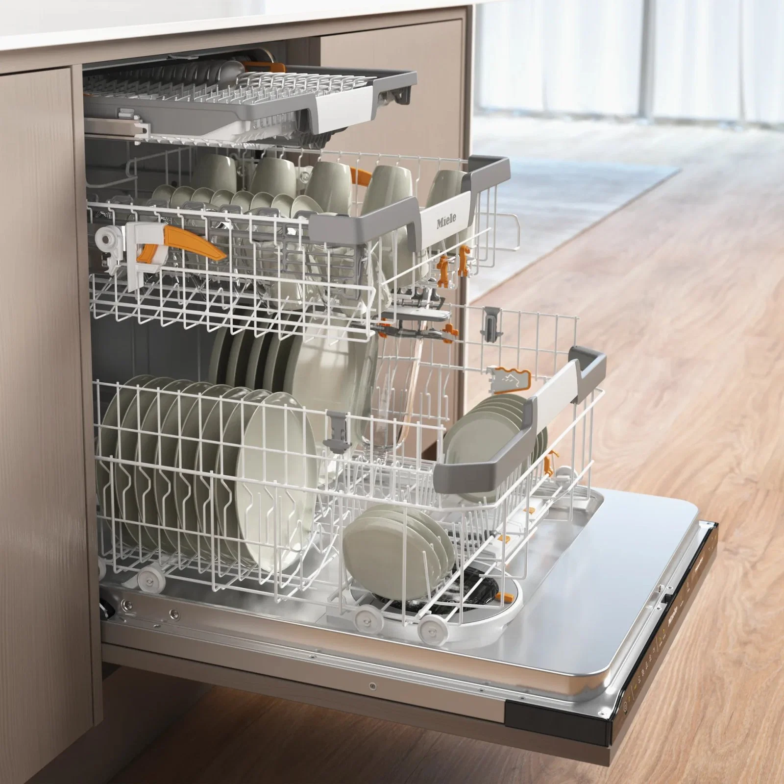 Посудомоечная машина Miele G 7651 SCVI Чёрный обси - миниатюра 3