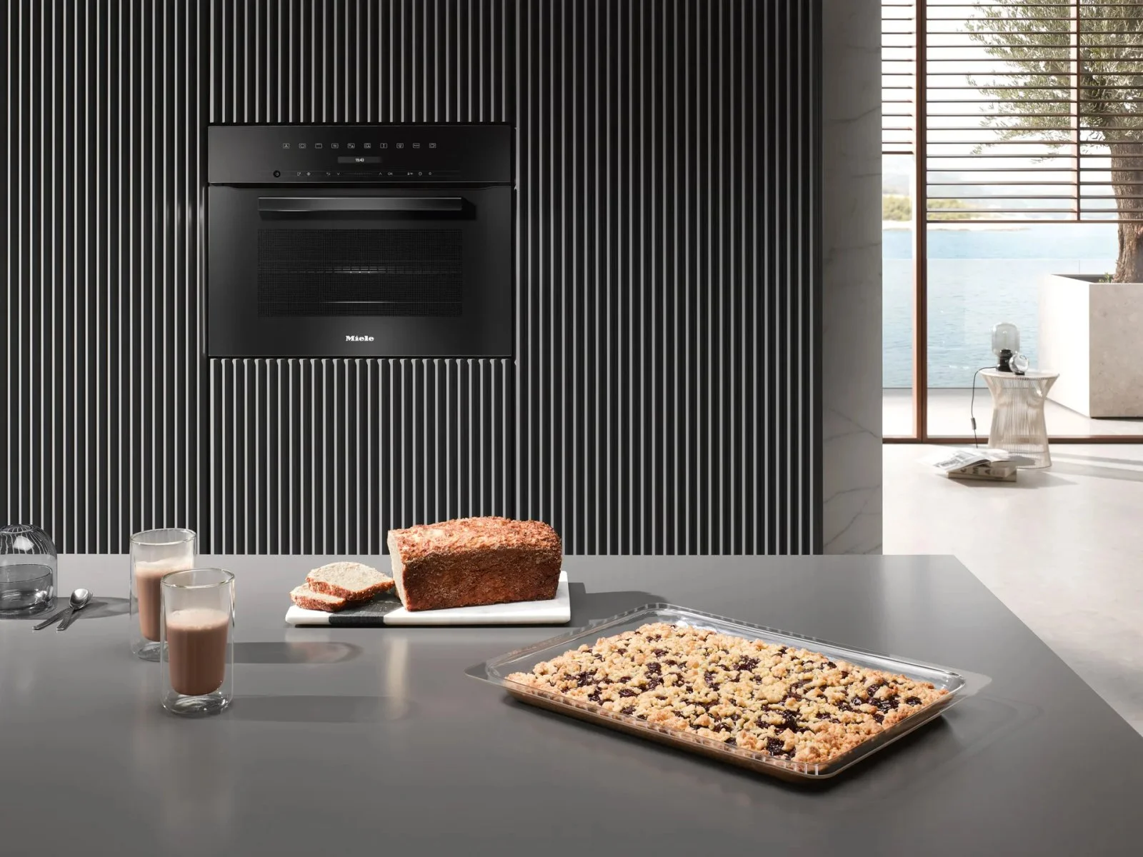 Духовой шкаф Miele H 7240 BM Чёрный обсидиан - миниатюра 3