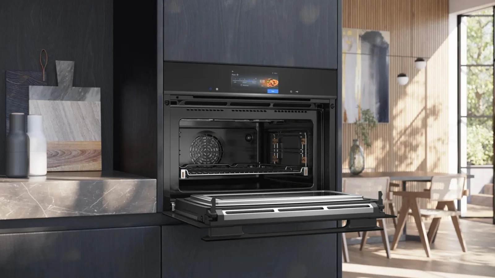 Духовой шкаф Siemens CM978GQB1 - миниатюра 3