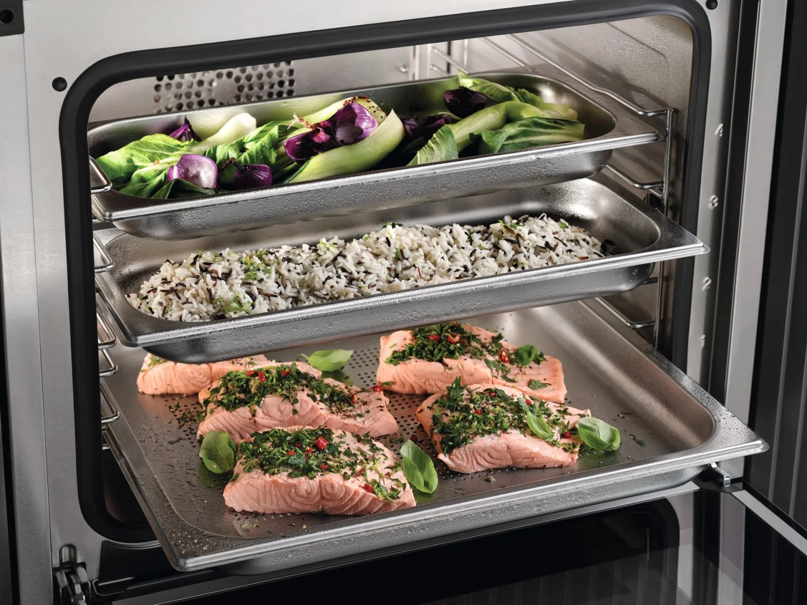 Пароварка Miele DGC 7465 HC Графитовый серый - миниатюра 3