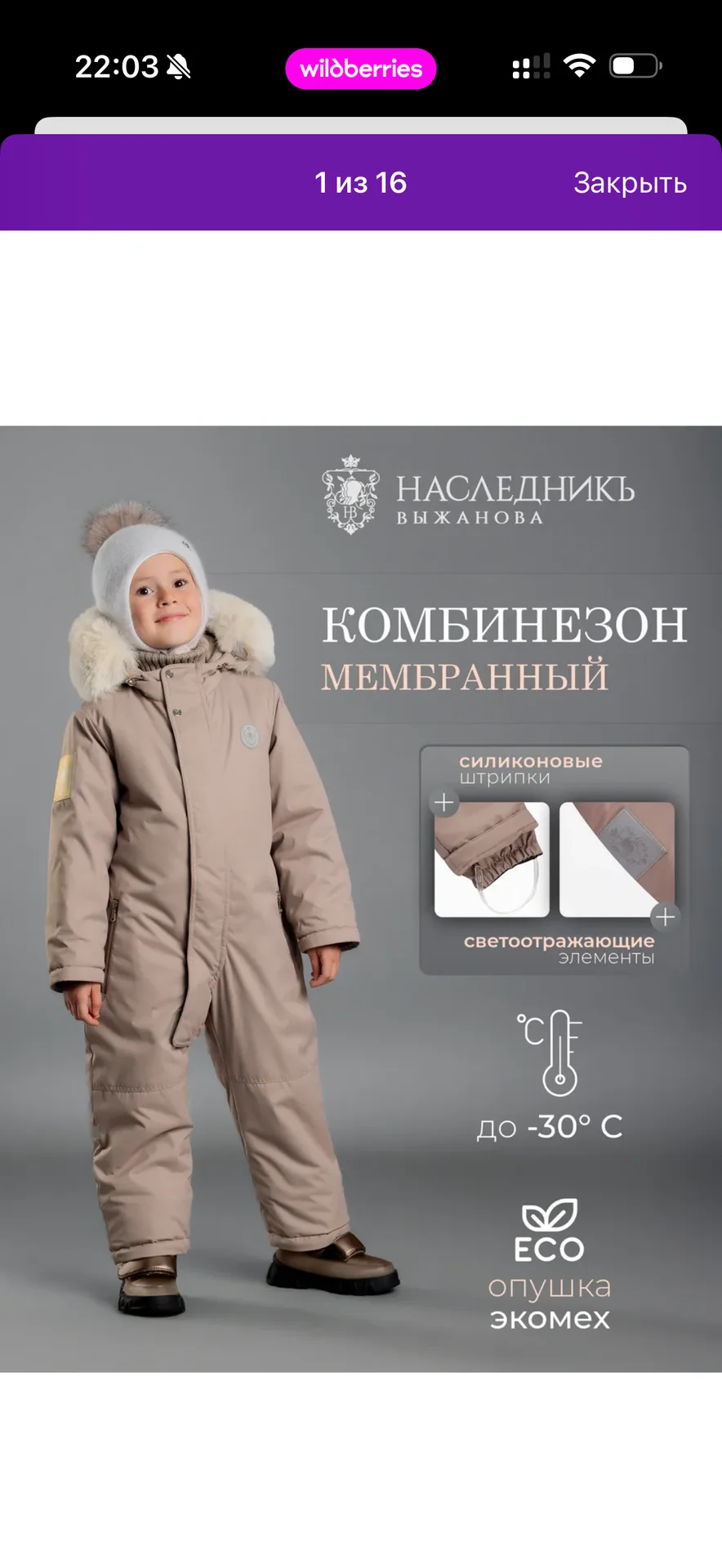 зимний комбинезон Наследник Выжанова - изображение 1