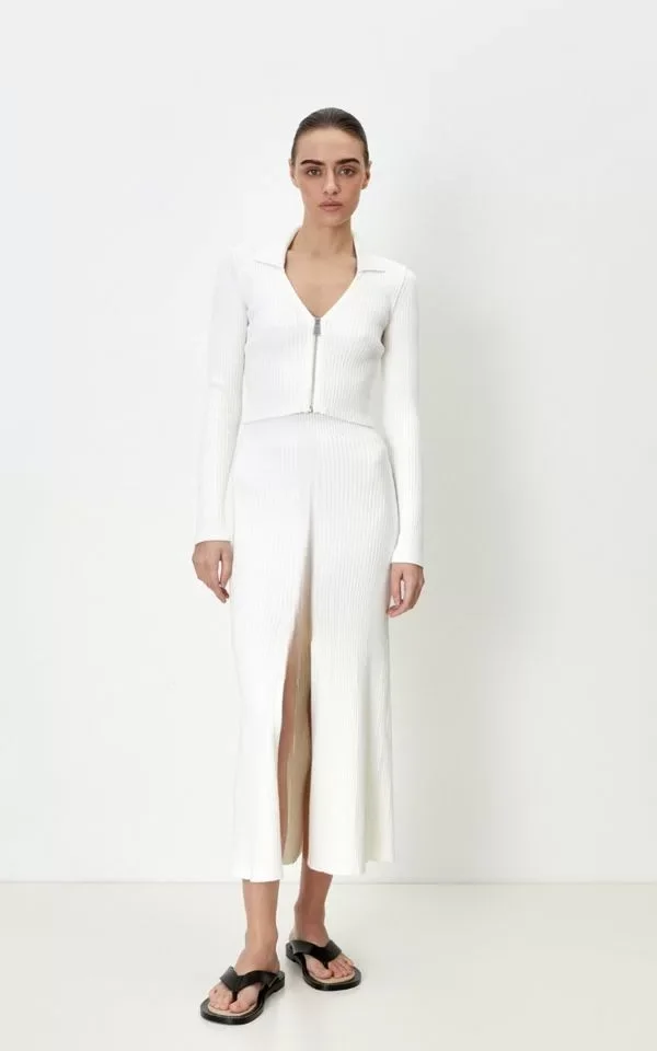 Massimo Dutti юбка белая - миниатюра 2
