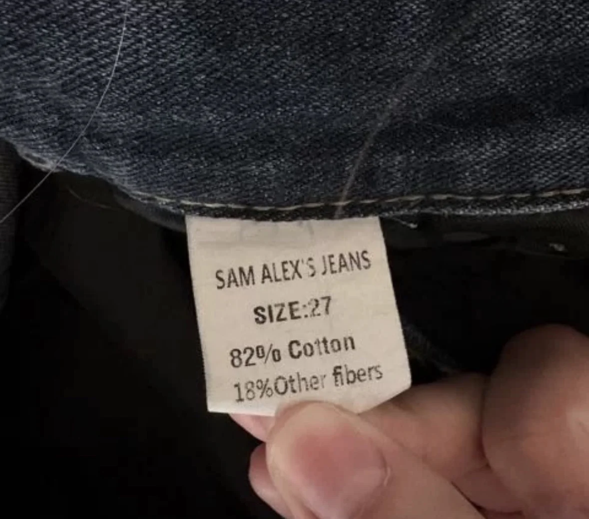Джинсы трубы свободные samalex’s jeans - миниатюра 3