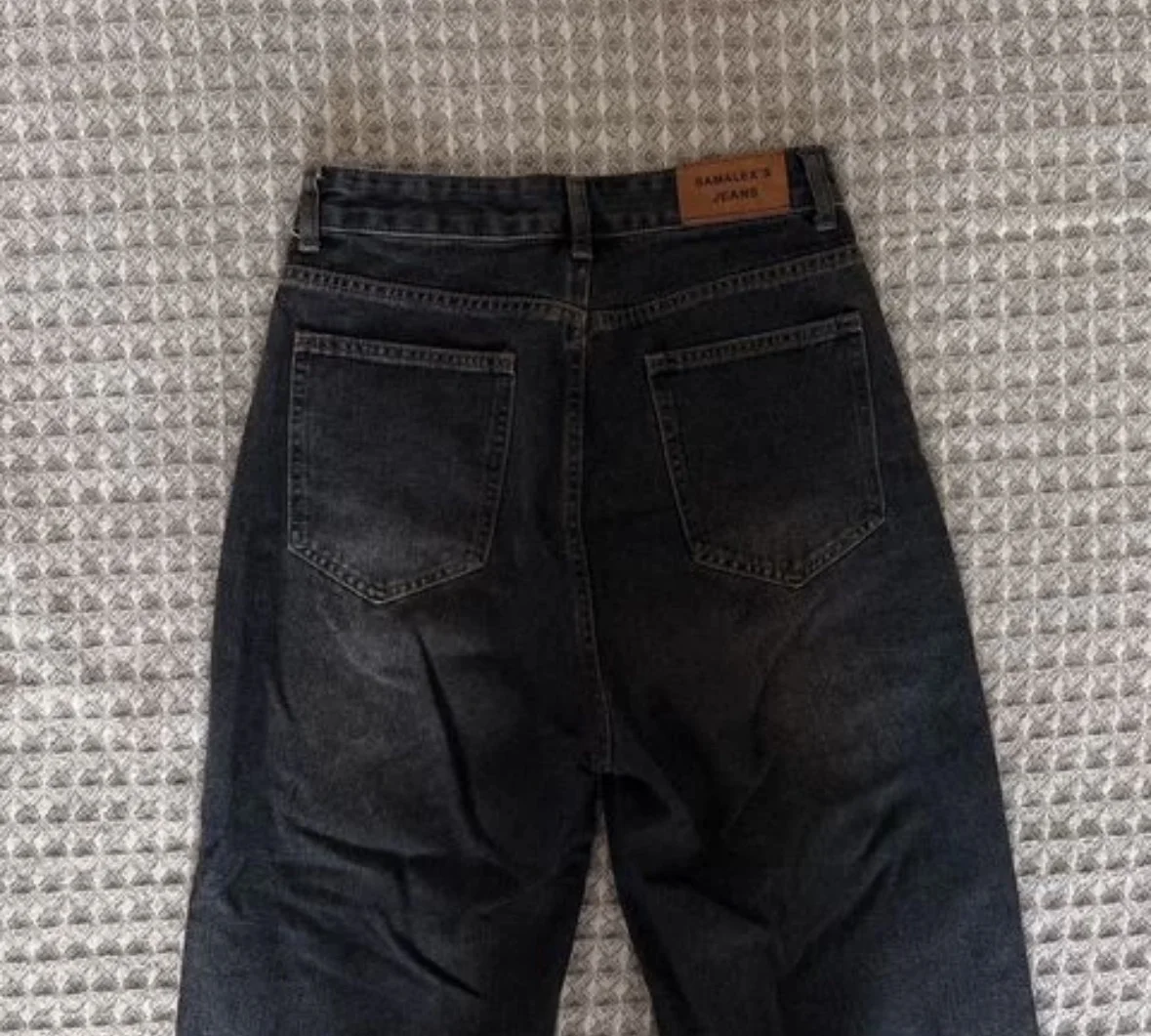 Джинсы трубы свободные samalex’s jeans - миниатюра 6