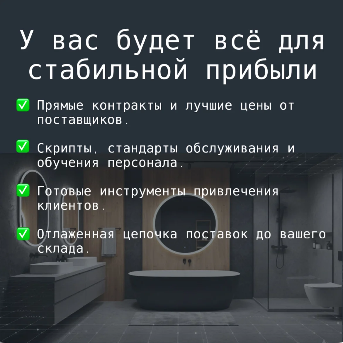 Готовый бизнес. Франшиза магазина сантехники - миниатюра 3