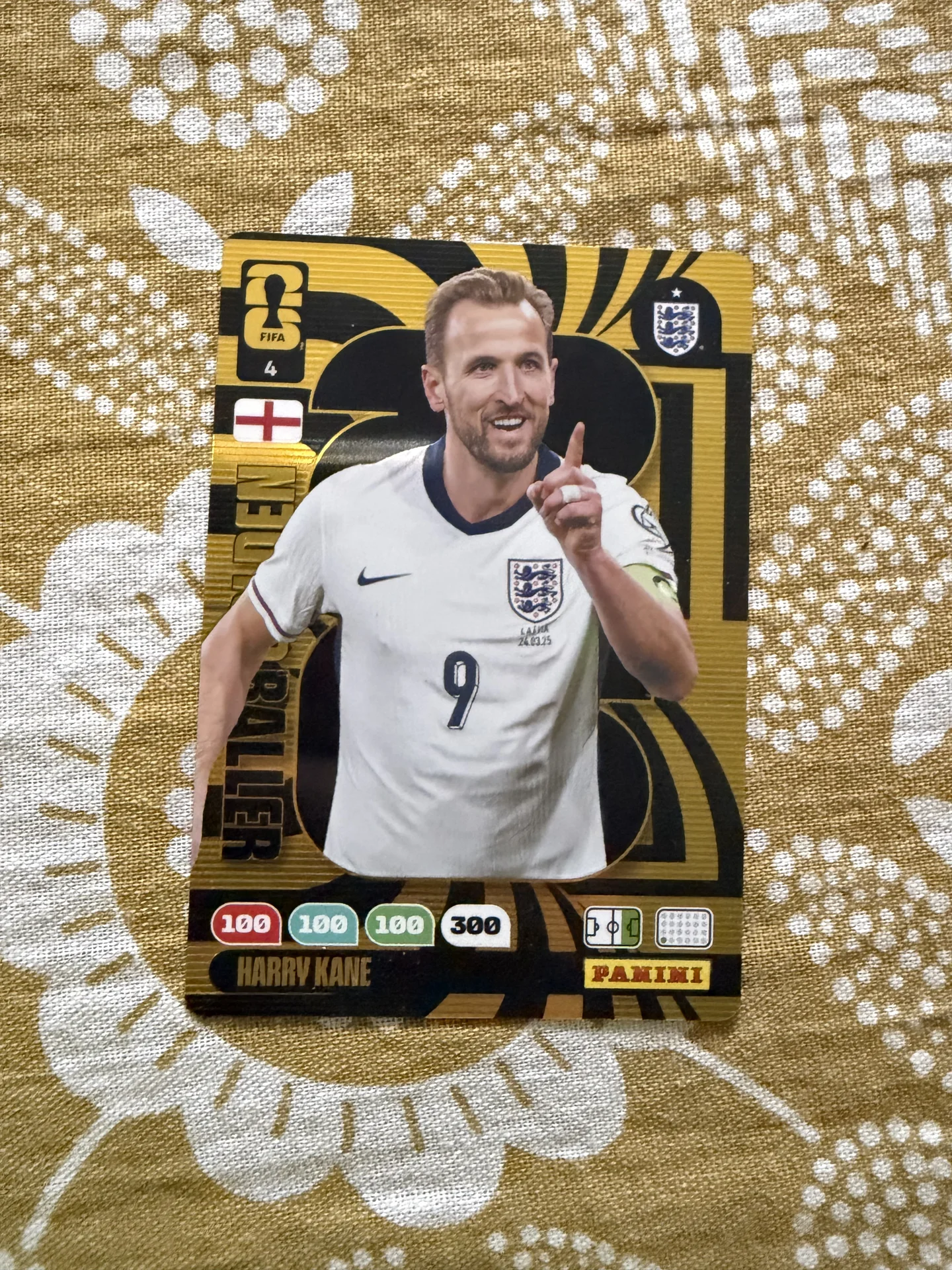 Harry Kane Golden Baller Panini&Adrenalyn XL - изображение 1
