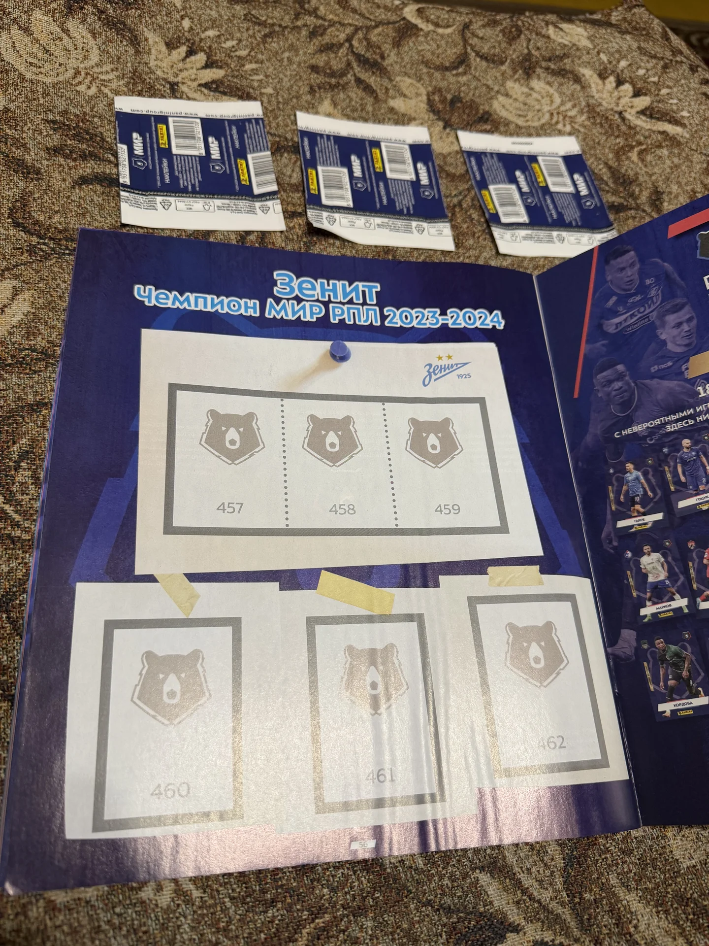 Альбом Panini РПЛ 2024-2025 + 3 пакетика - миниатюра 9