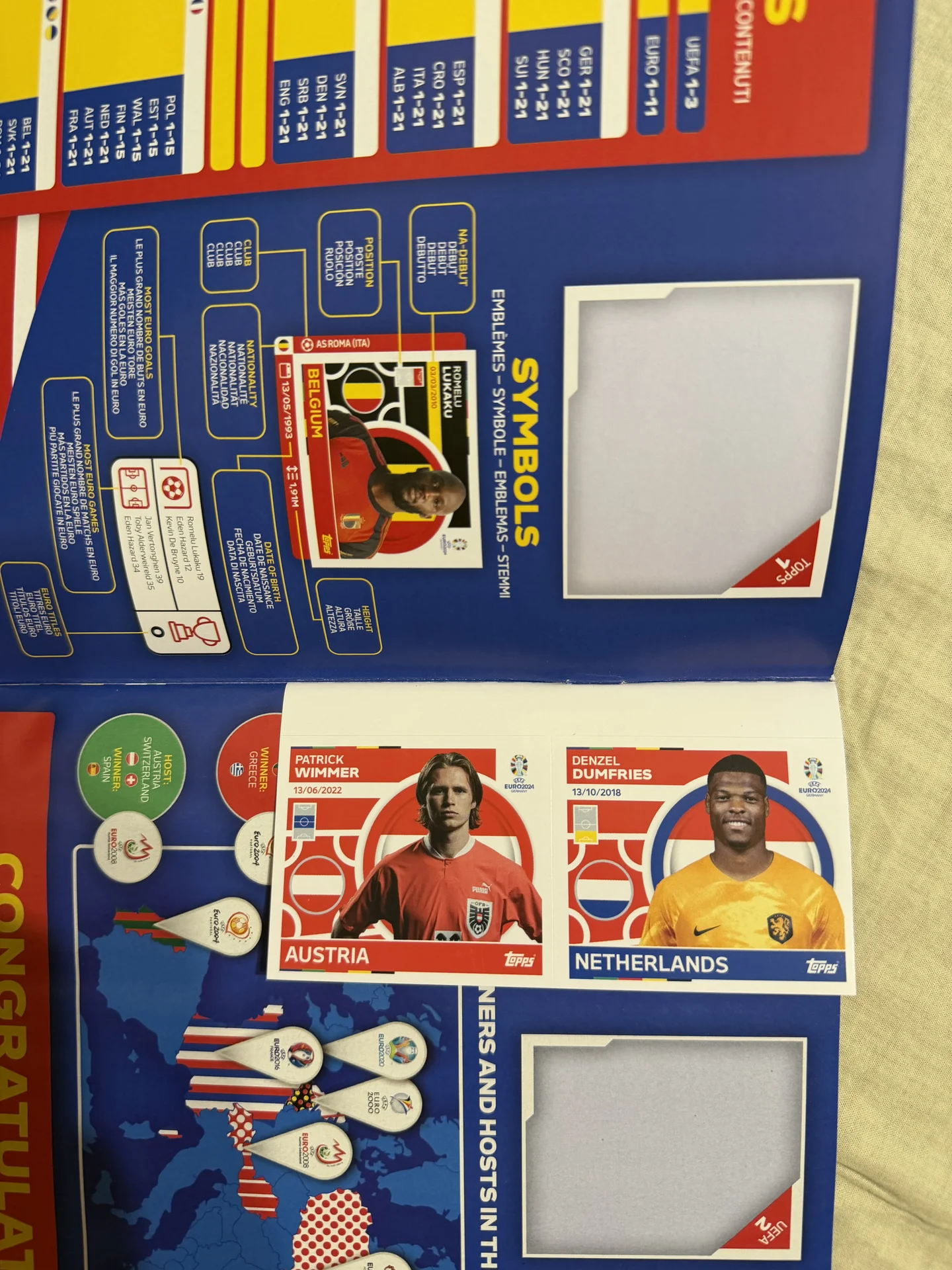 Альбом Euro 2024 Topps - миниатюра 6