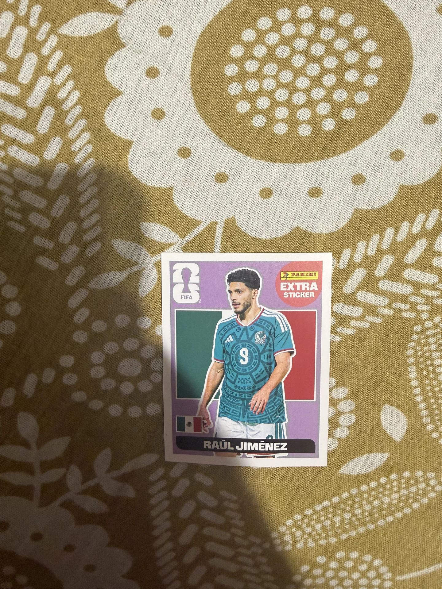 Extra Sticker Raul Jimenez Panini FIFA World Cup