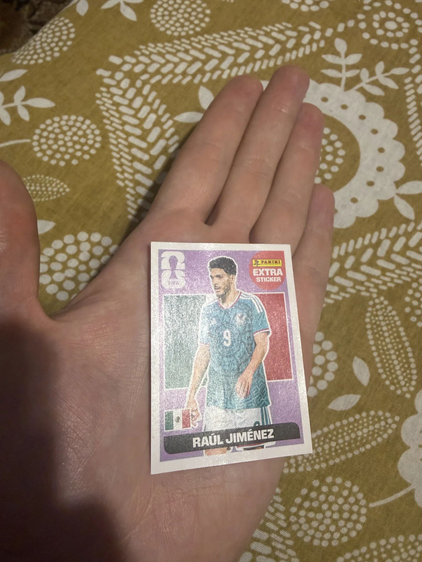 Extra Sticker Raul Jimenez Panini FIFA World Cup - миниатюра 3