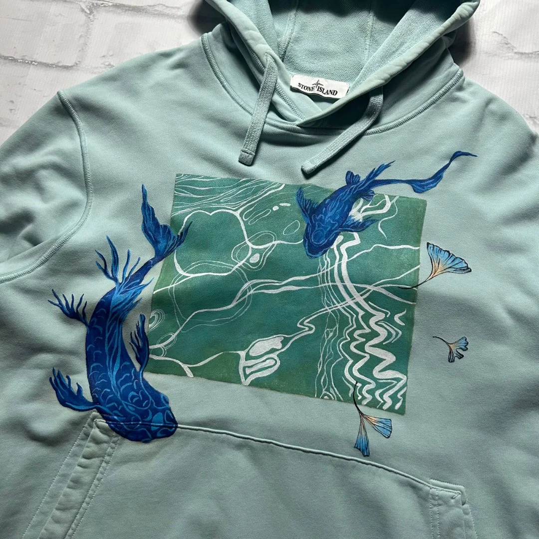 Худи Stone Island custom - миниатюра 3
