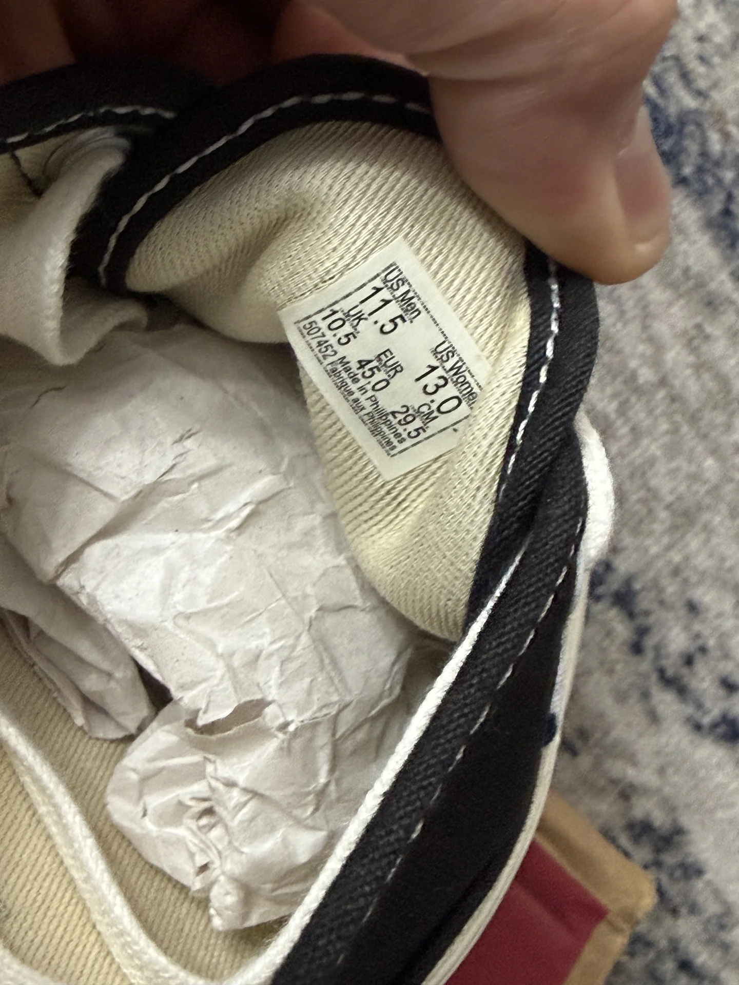 Кеды Vans Authentic 44D оригинал - миниатюра 4