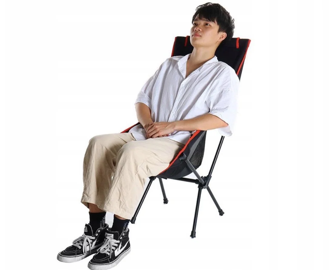 Кресло кемпинговое Skully High back space chair bl - миниатюра 9