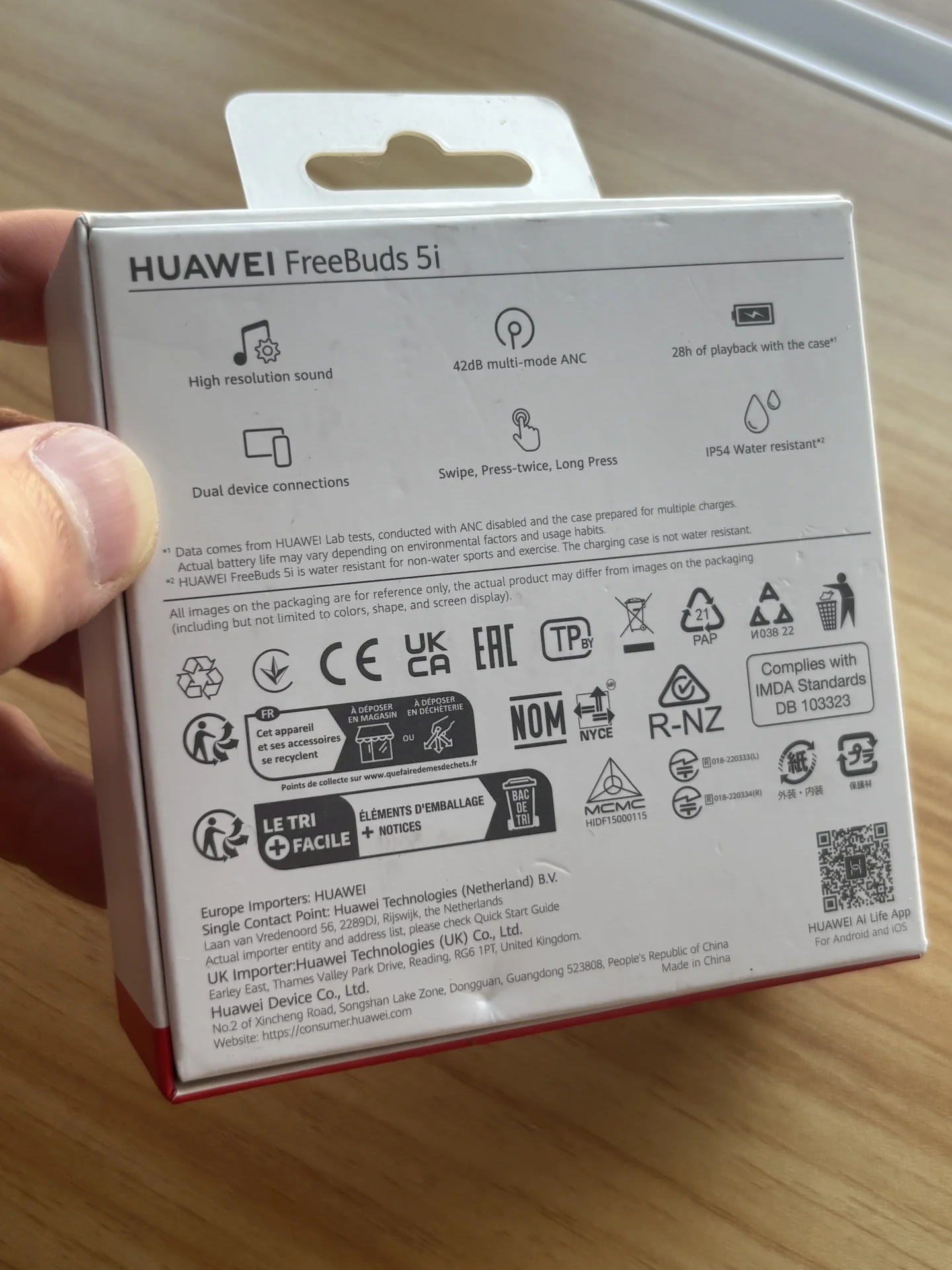 Беспроводные наушники HUAWEI FreeBuds 5i - миниатюра 6