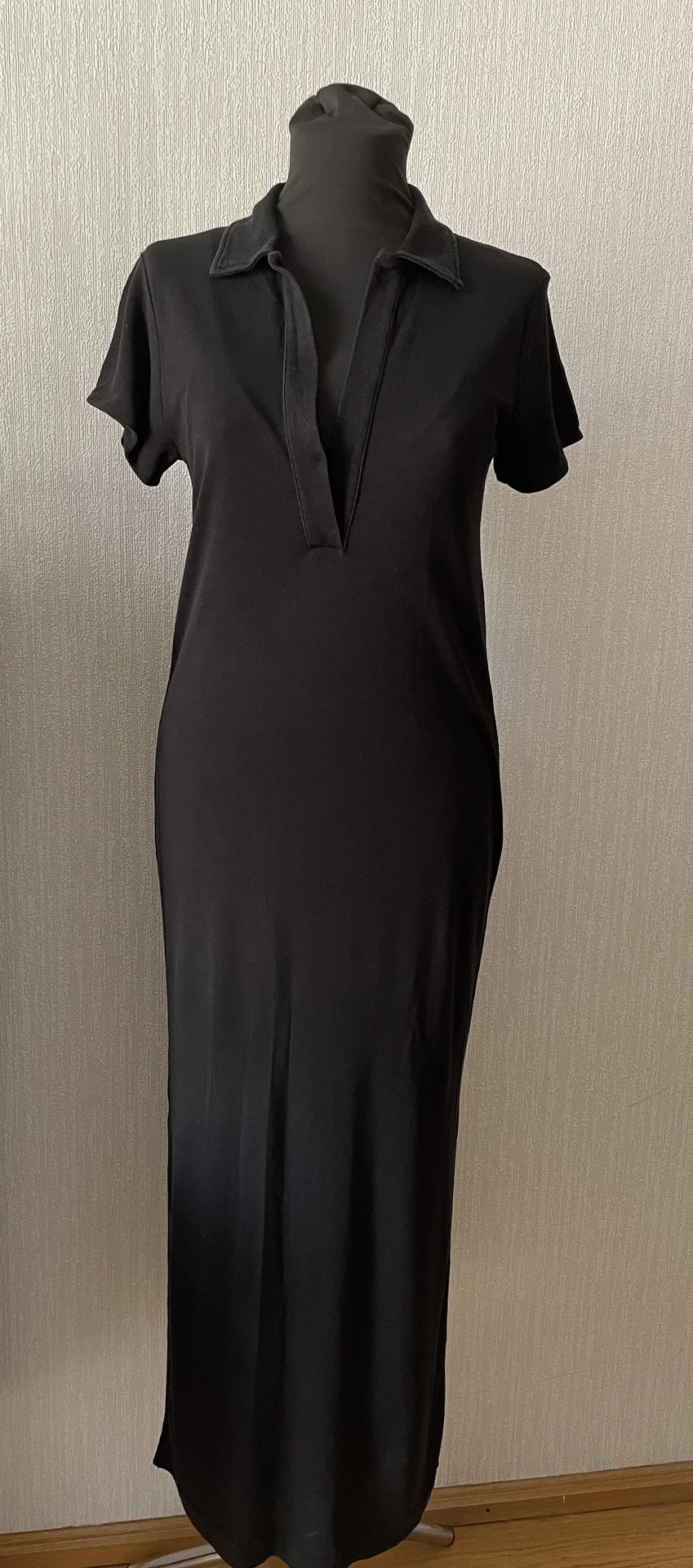 Платье Massimo Dutti трикотажное макси S - миниатюра 2