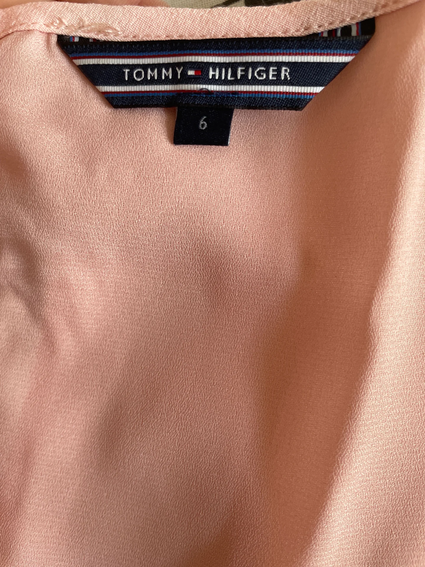 Платье Tommy Hilfiger 36 розовое с поясом - миниатюра 6