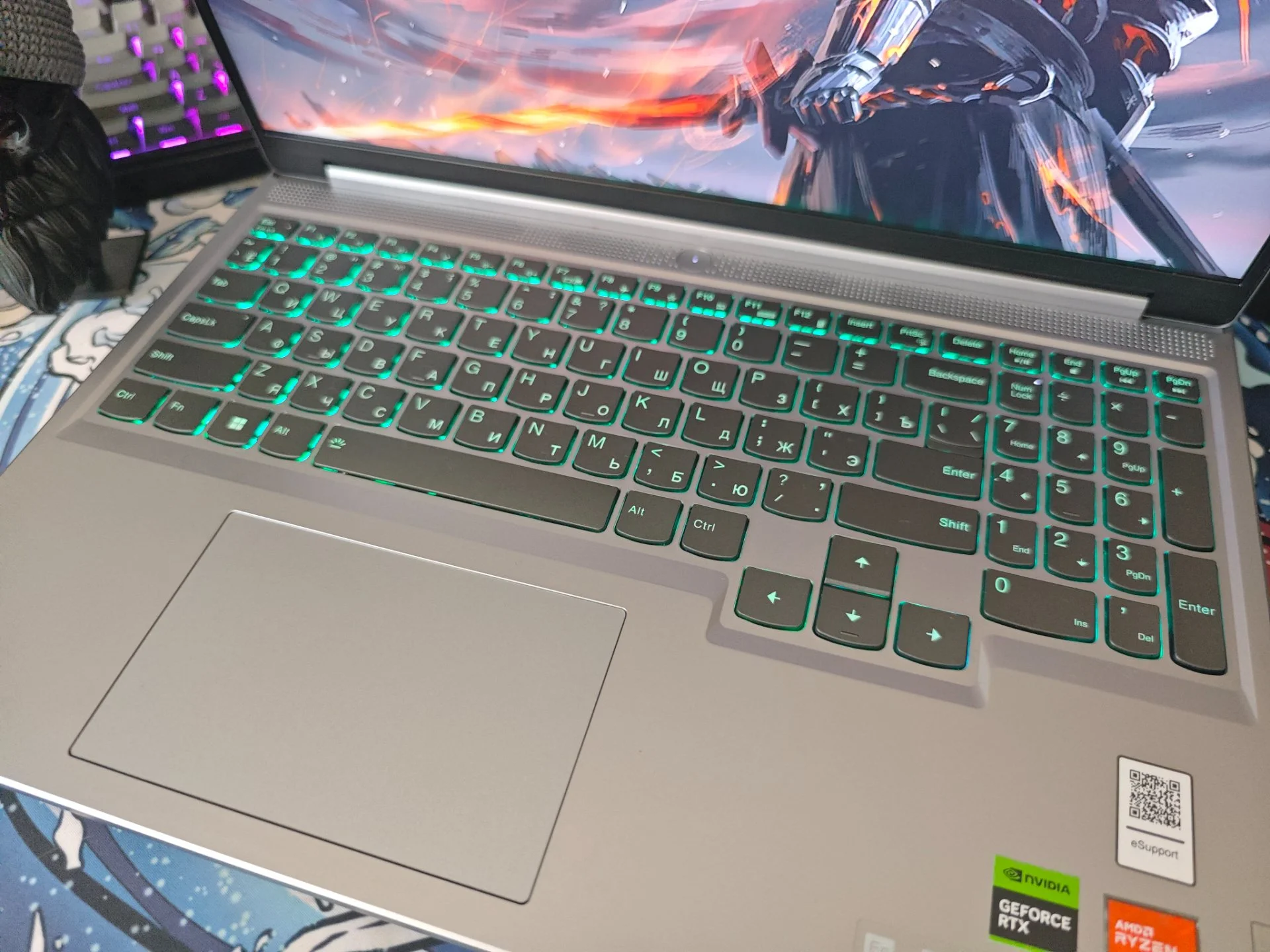 Игровой ноутбук Lenovo Slim 5/ RTX 4060/ 2K, 16.1", 165Hz / 16+512 - миниатюра 2