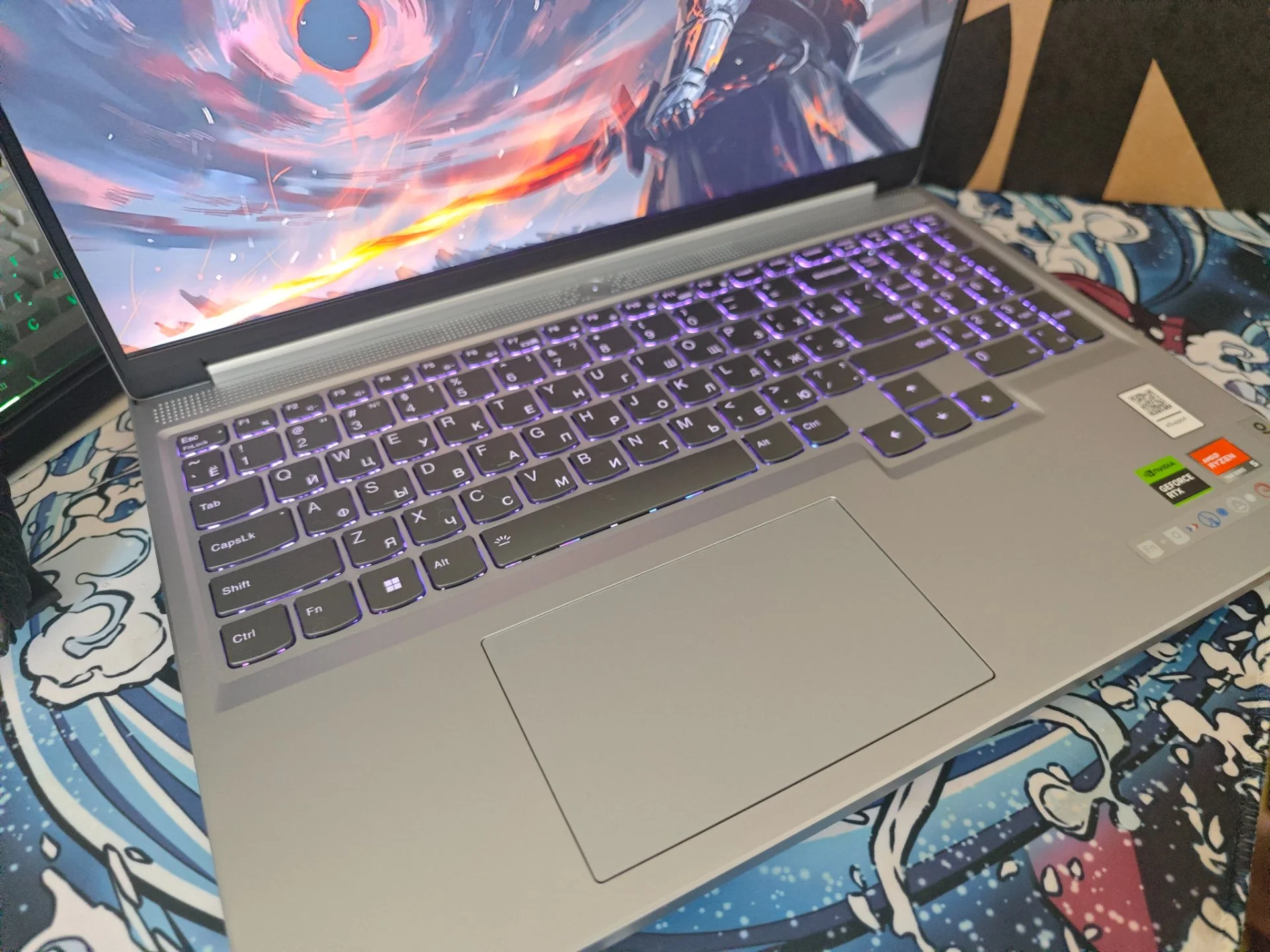 Игровой ноутбук Lenovo Slim 5/ RTX 4060/ 2K, 16.1", 165Hz / 16+512 - миниатюра 3