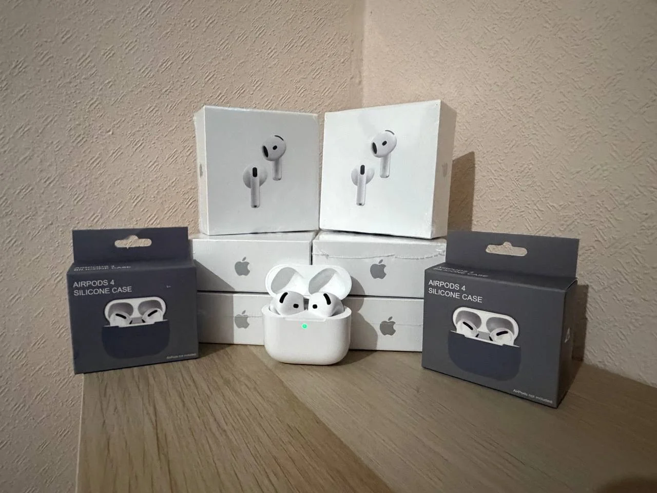 Apple airpods 4 Premium + чехол в подарок - изображение 1