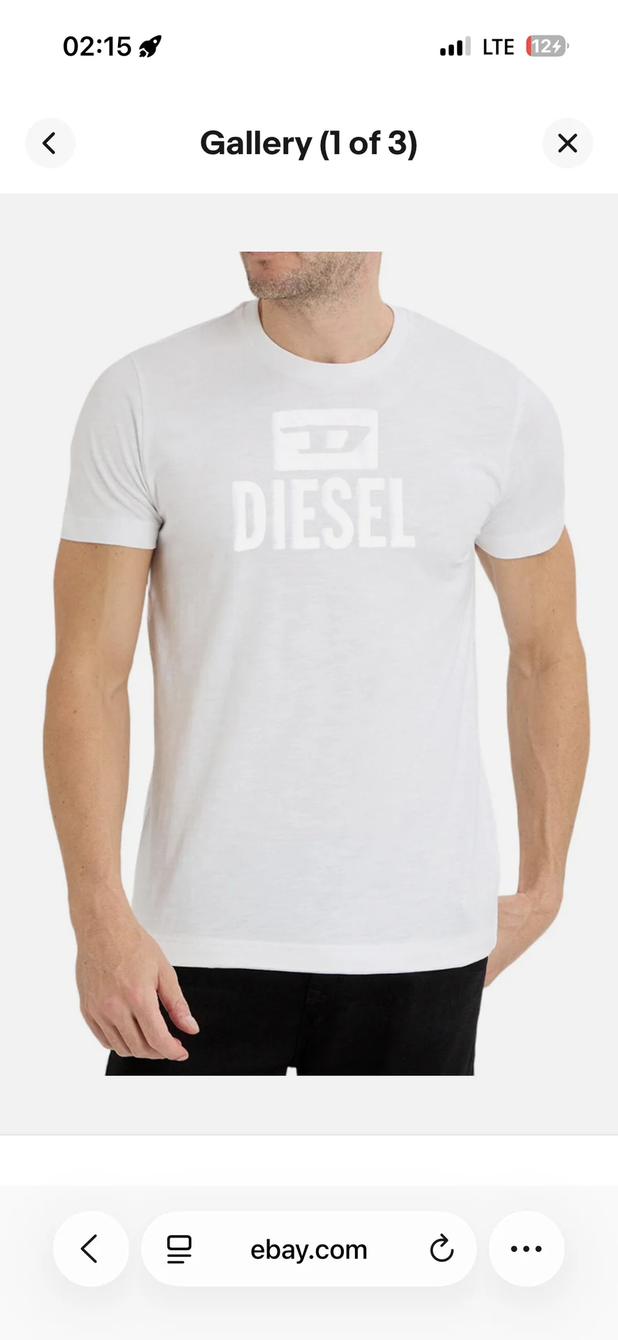 футболка DIESEL - миниатюра 3