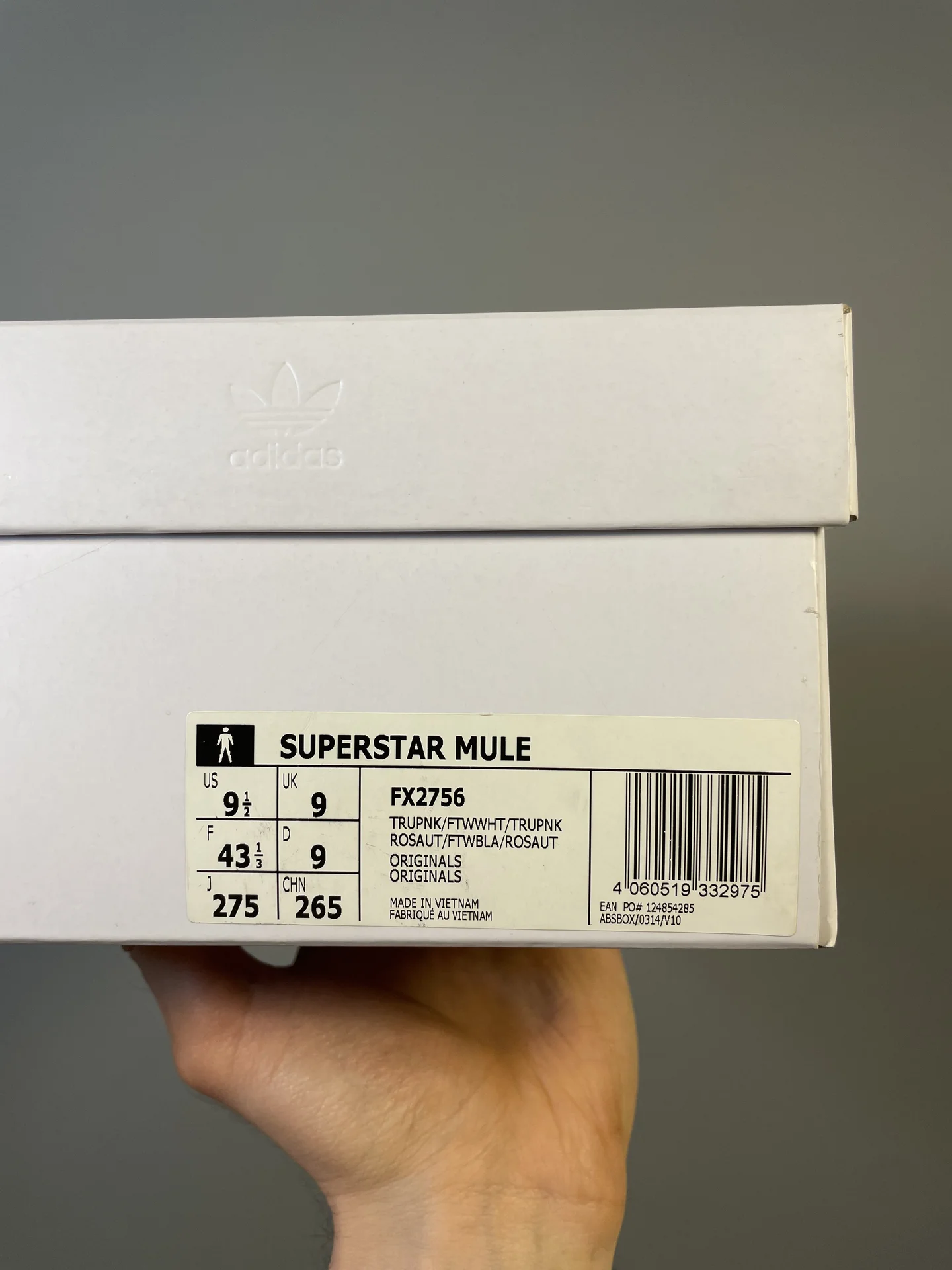 Кроссовки 42-43 adidas superstar mule розовые - миниатюра 9