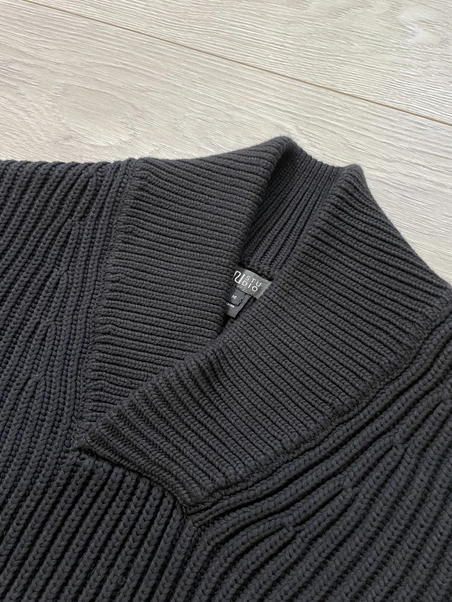 River Island свитер мужской вязаный хлопковый - миниатюра 2