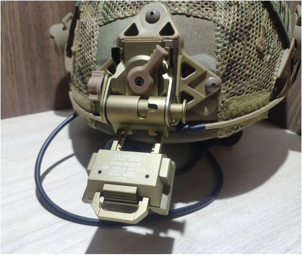 Крепление / рог для пнв на шлем Wilcox L4g24 mount - миниатюра 5
